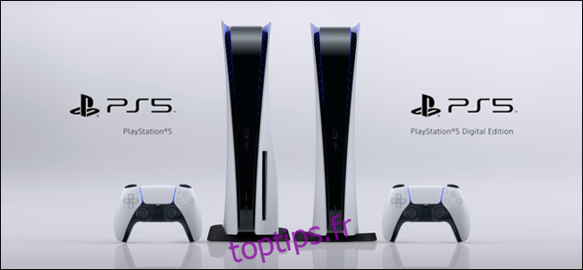 Deux PlayStation 5.