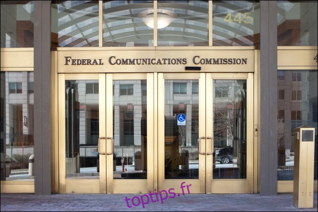Le siège de la FCC à Washington, DC.