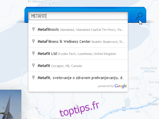 Comme Map_Search