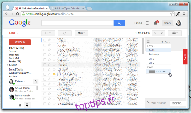 sortd gmail
