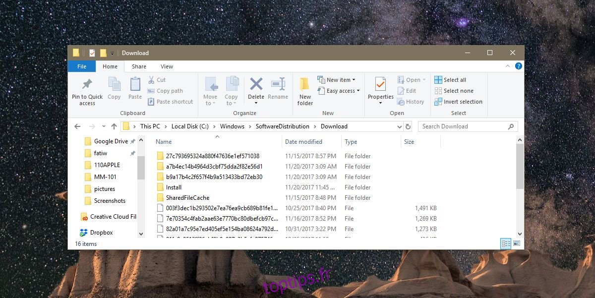 Comment supprimer une mise à jour Windows 10 téléchargée sur votre système