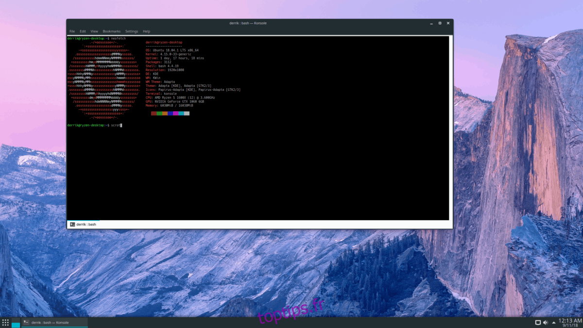 Comment prendre des captures d’écran depuis le terminal Linux avec Scrot