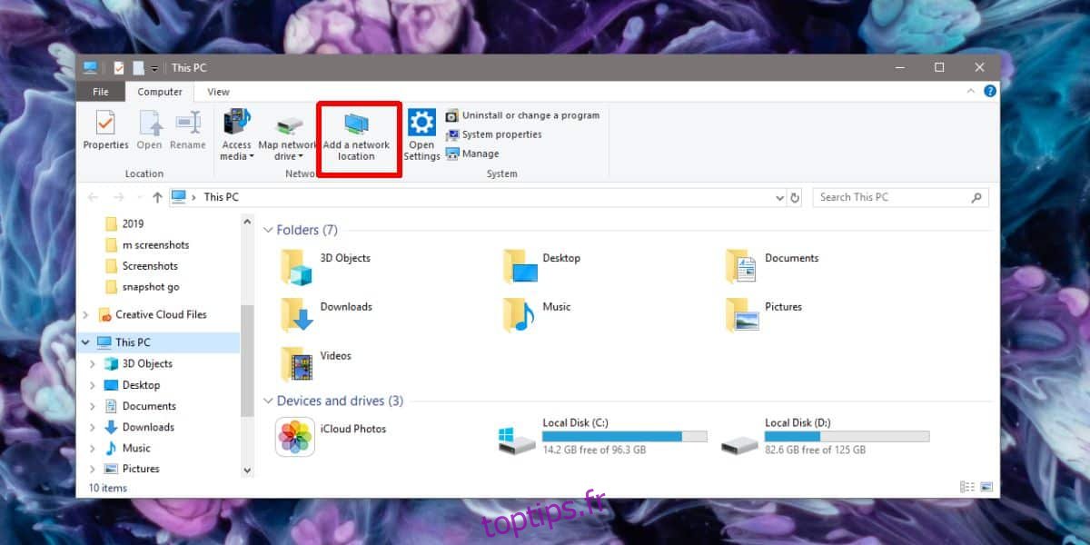 Comment ajouter un ordinateur réseau à ce PC sous Windows 10