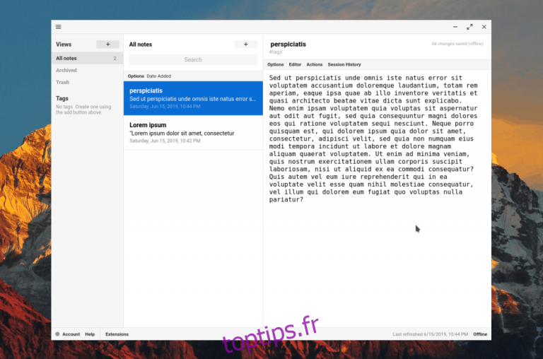 Comment installer le client StandardNotes sous Linux  toptips.fr