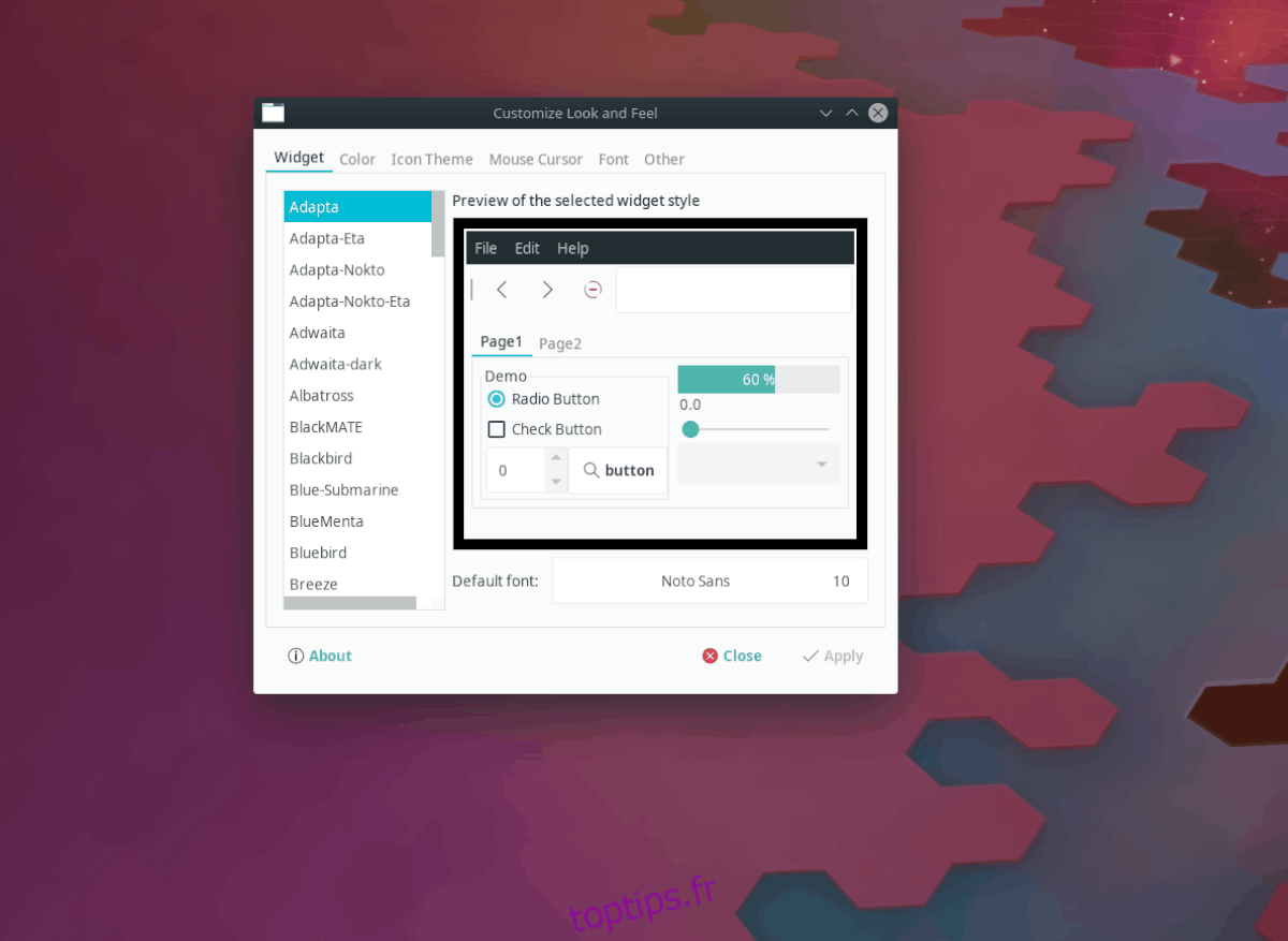 Comment installer le thème Adapta-KDE sous Linux