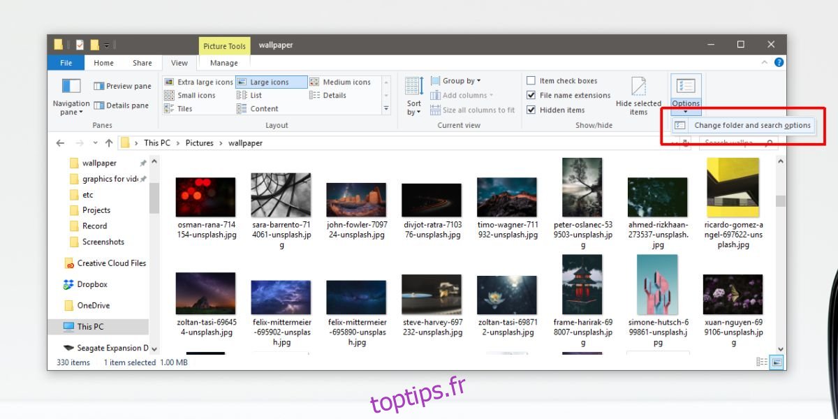 Comment masquer les fichiers desktop.ini sous Windows 10