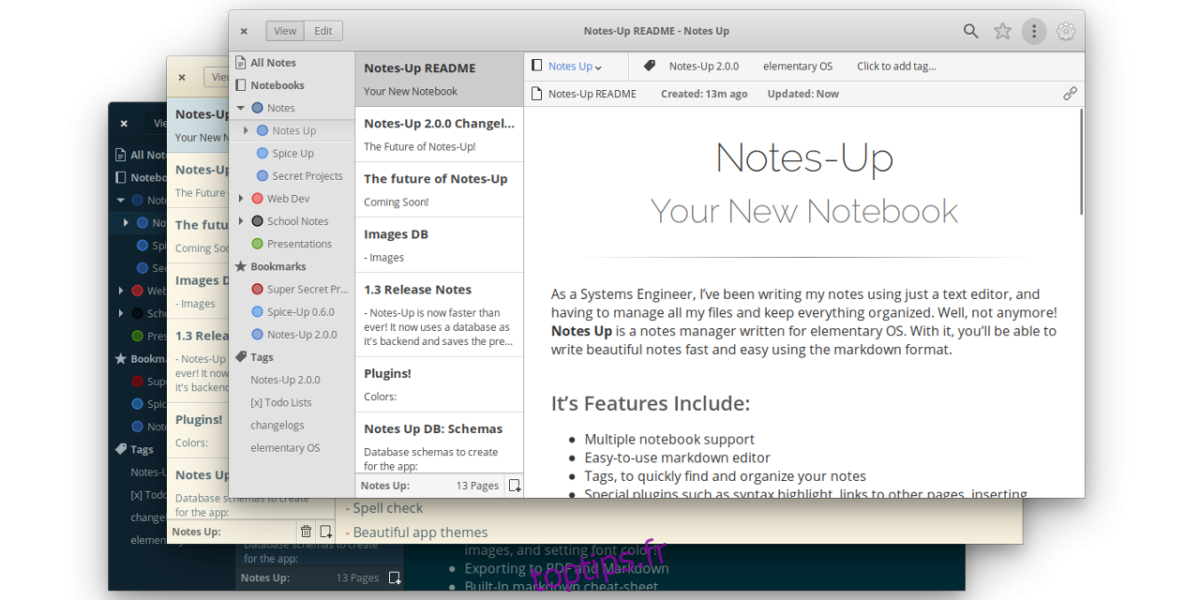 Comment installer l’application Notes-Up note sur Linux