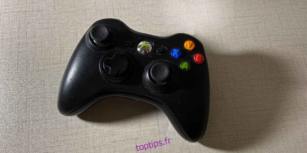 Connectez la manette Xbox 360 au PC