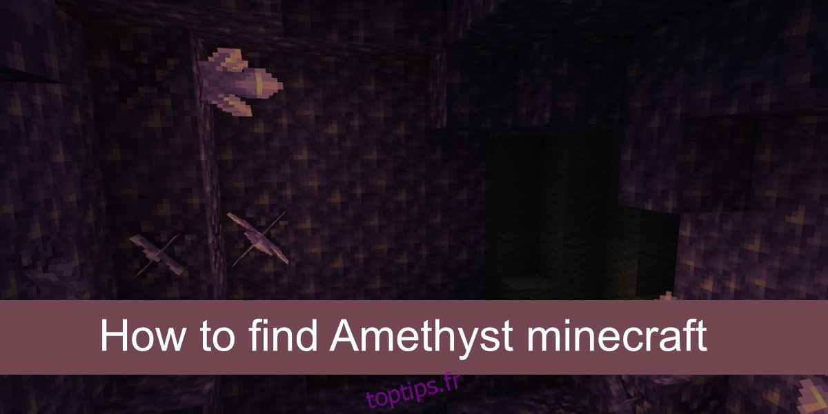 Comment trouver Amethyst minecraft