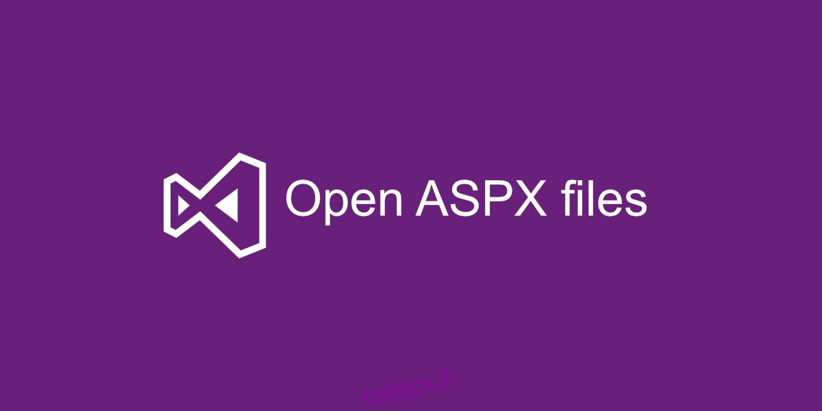 ouvrir les fichiers ASPX