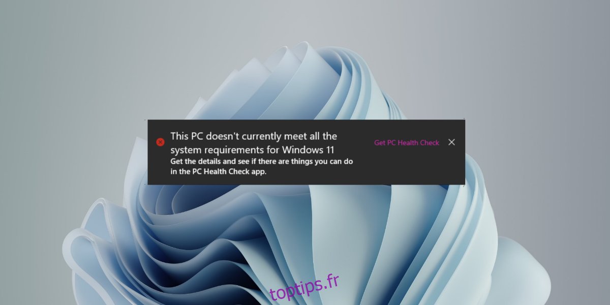 Windows 11 sans TPM