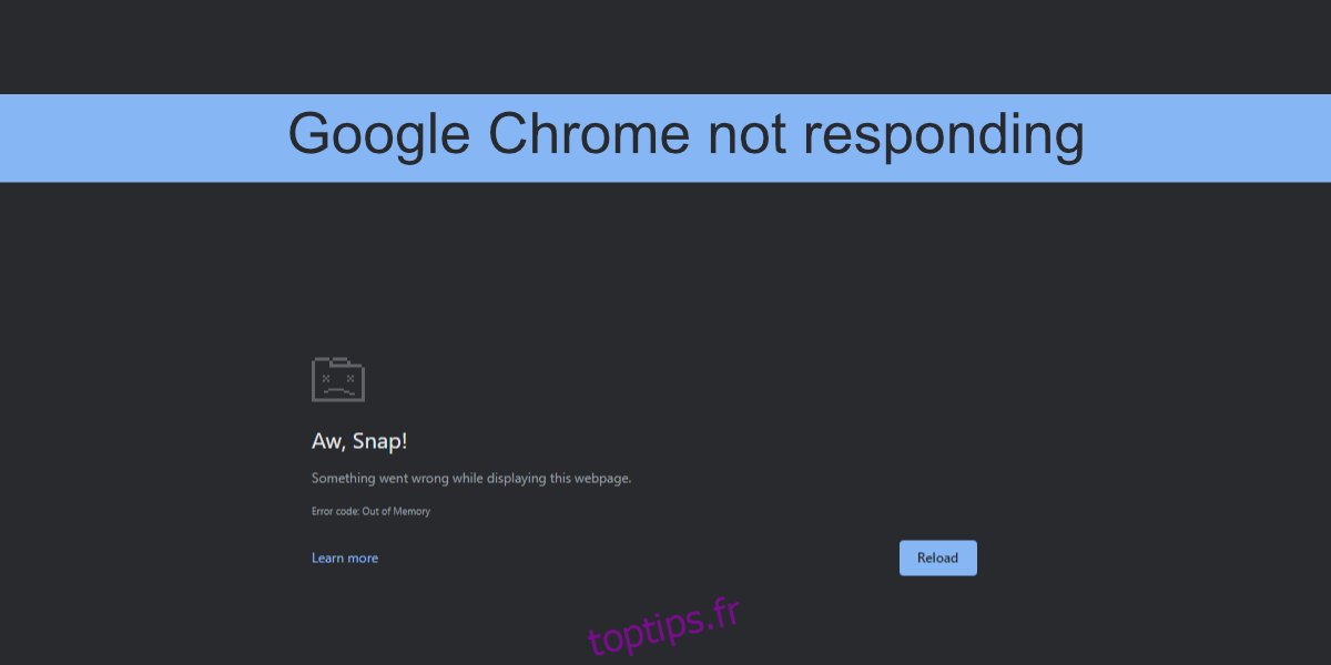 Google Chrome ne répond pas