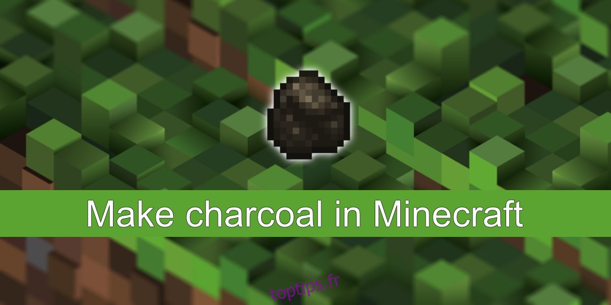 charbon de bois dans Minecraft