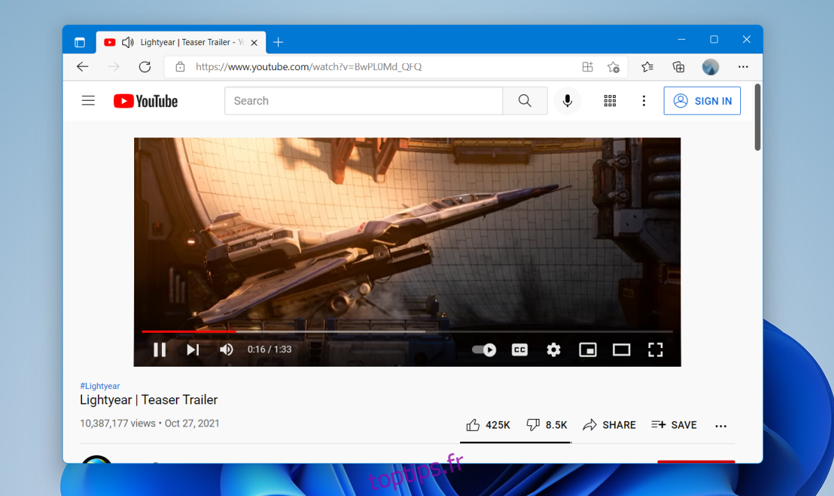 Youtube en retard sur Windows 11