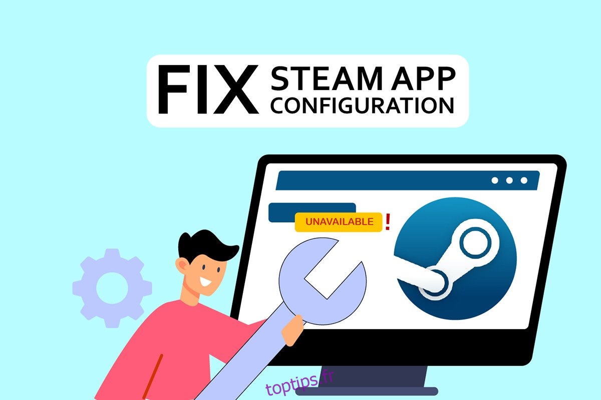 Correction de la configuration de l’application Steam non disponible dans Windows 10