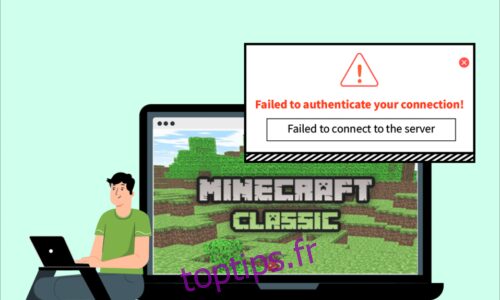 Fix Minecraft n’a pas réussi à authentifier votre connexion dans Windows 10