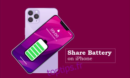 Comment partager la batterie sur iPhone