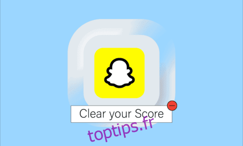 Comment effacer votre score Snapchat