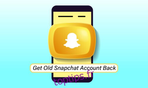 Comment récupérer mon ancien compte Snapchat