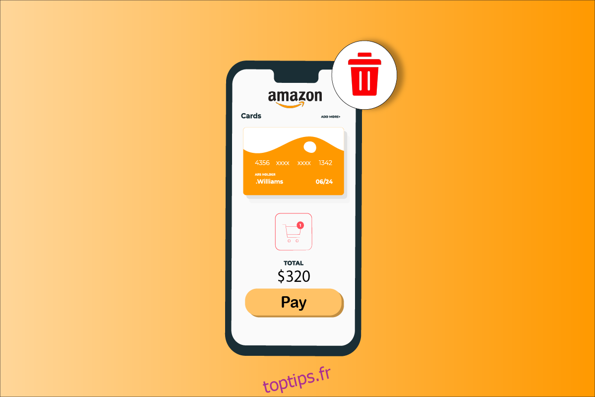 comment supprimer un mode de paiement sur amazon prime