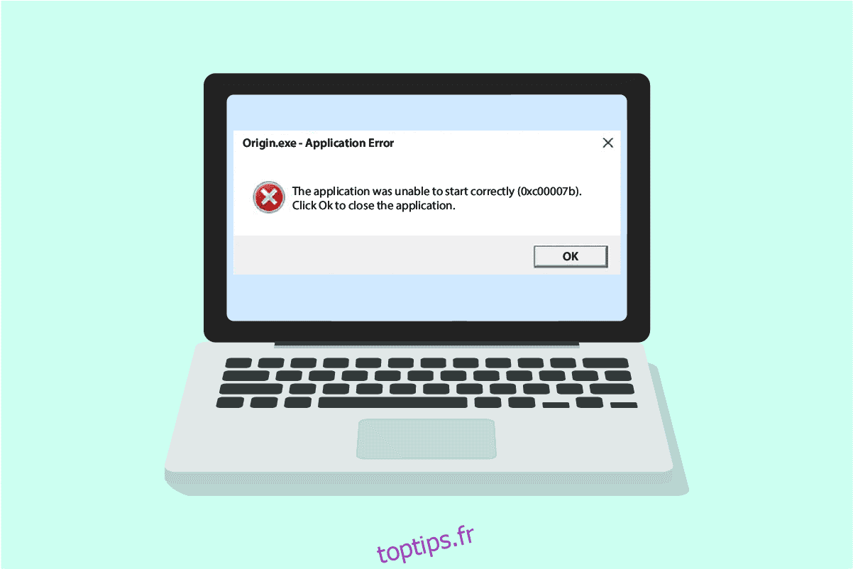 Correction De L'erreur D'origine 0xc00007b Dans Windows 10 - Toptips.fr