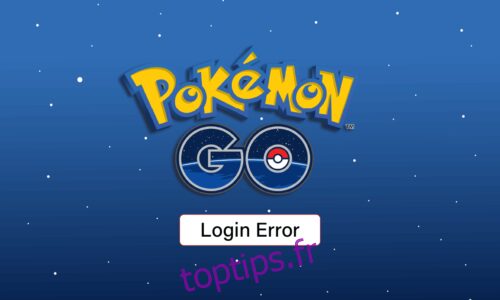 Correction de l’échec de la connexion à Pokemon GO