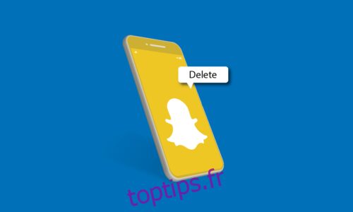 Que se passe-t-il si vous supprimez Snapchat ?