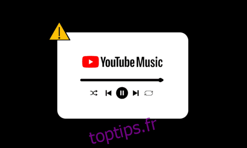 Correction de YouTube Music ne jouant pas la chanson suivante