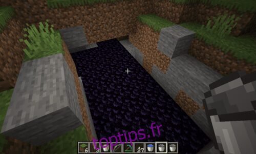Comment faire de l’obsidienne dans Minecraft en utilisant de la lave et de l’eau