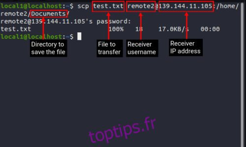 Comment utiliser la commande scp pour transférer des fichiers en toute sécurité sous Linux