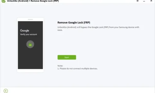 iToolab UnlockGo Android – Outil de déverrouillage facile Samsung FRP