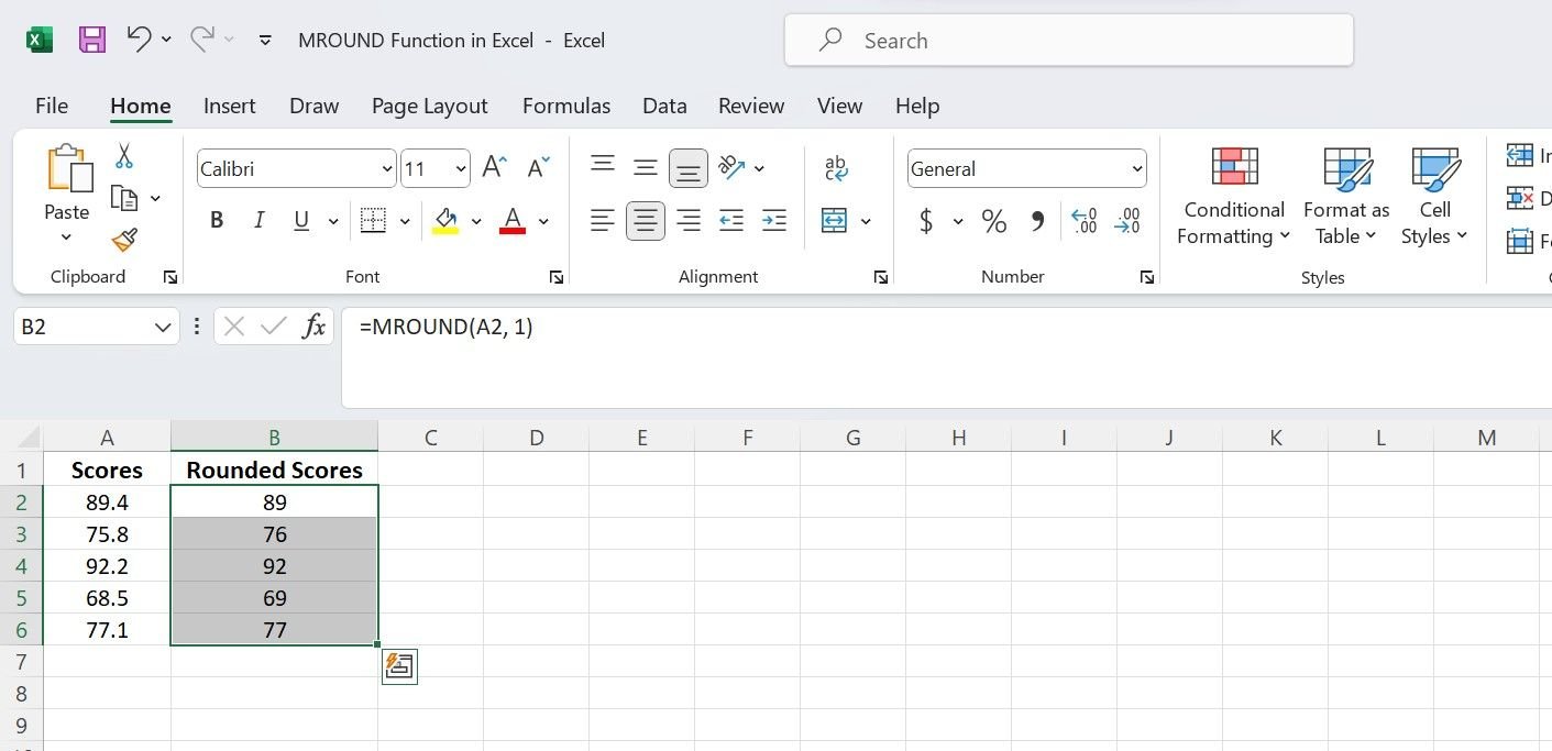 Comment Utiliser La Fonction Mround Dans Excel Toptips Fr