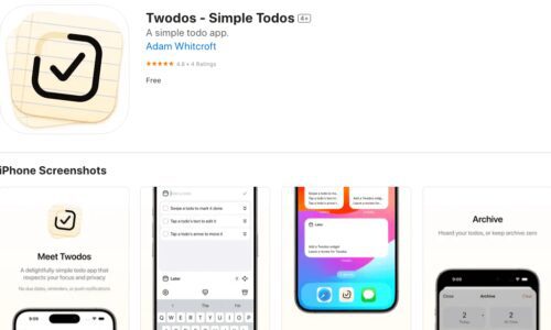 Découvrez Twodos, l’application Todo gratuite et simple avec un principe unique